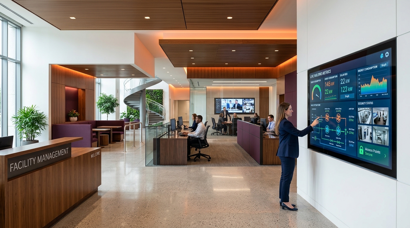 Luxury hotel lobby and hospitality venue