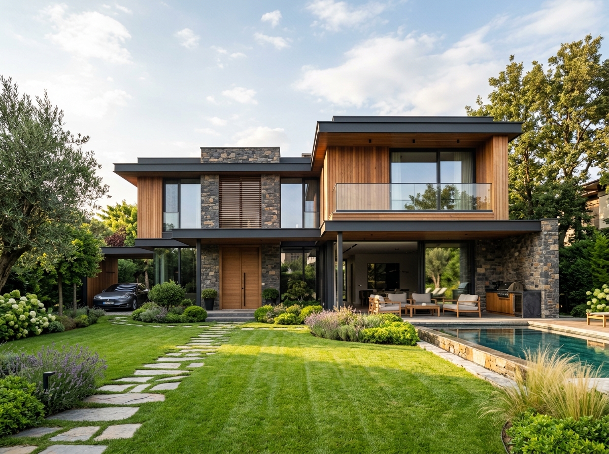 Luxury private residential villa and bungalow